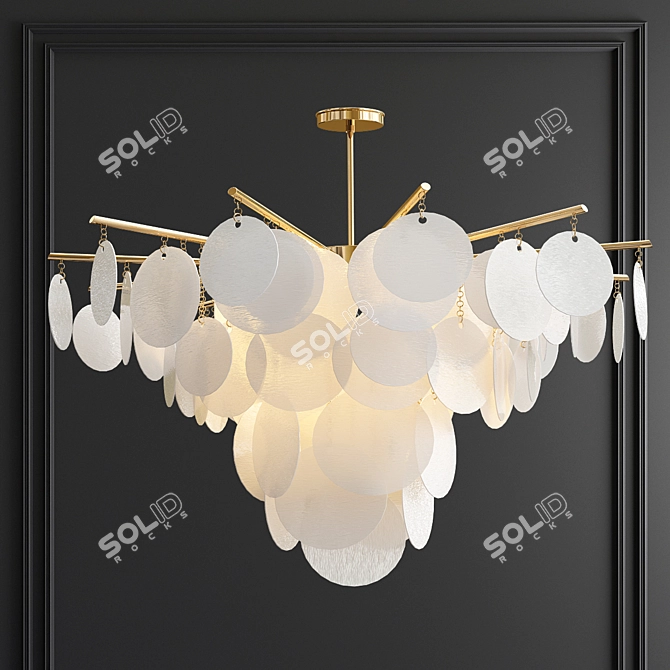 Elegant Nimbus Chandelier Collection 3D model image 2