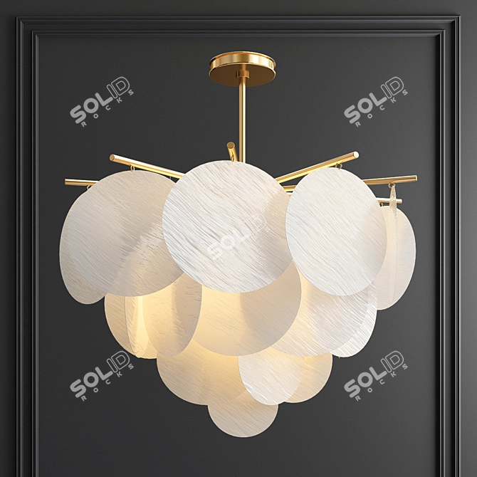 Elegant Nimbus Chandelier Collection 3D model image 3