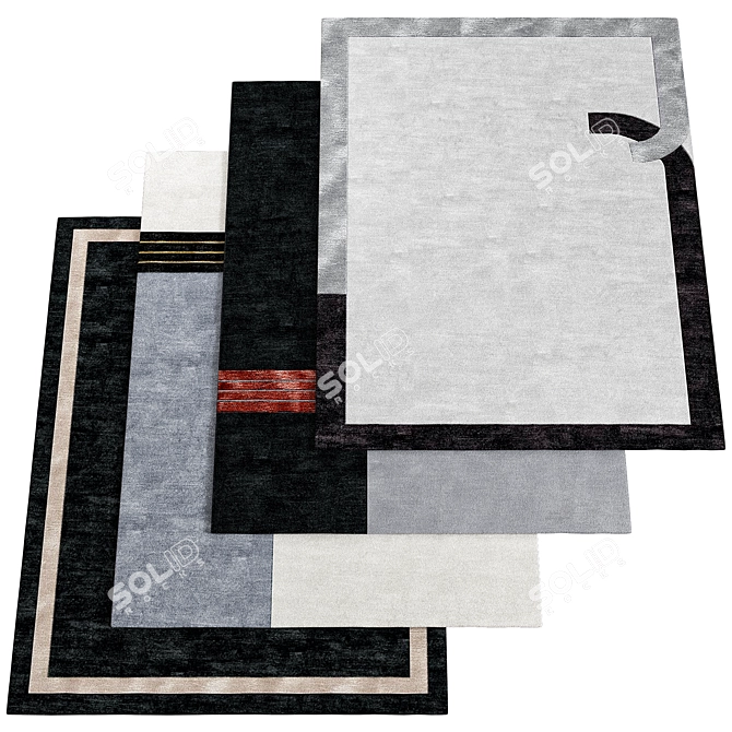 Luxury 146 Carpet: 200cmx300cm 3D model image 1