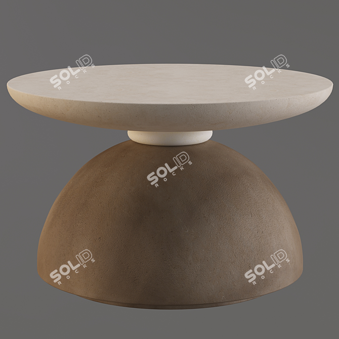 Contemporary GEO Side Table 3D model image 4