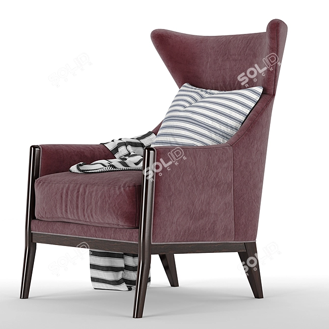 Elegant Caracole Chair - Boundless Comfort 3D model image 2