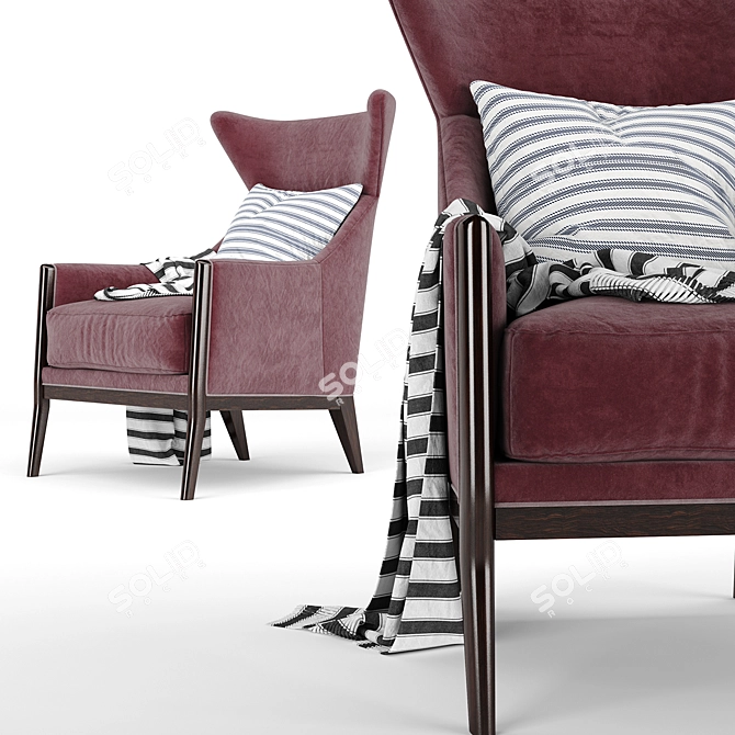 Elegant Caracole Chair - Boundless Comfort 3D model image 4