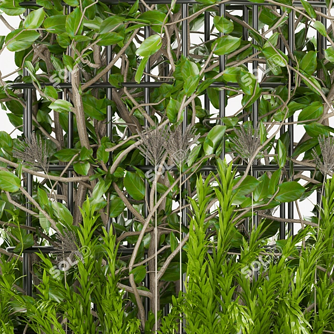 Leafy Delights: Plant Collection 17 3D model image 2