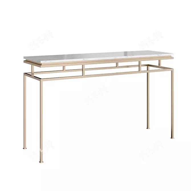 Tosconova Roma 140cm Elegant Console 3D model image 1