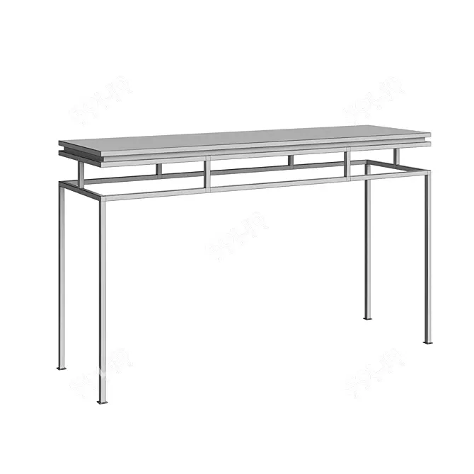 Tosconova Roma 140cm Elegant Console 3D model image 2