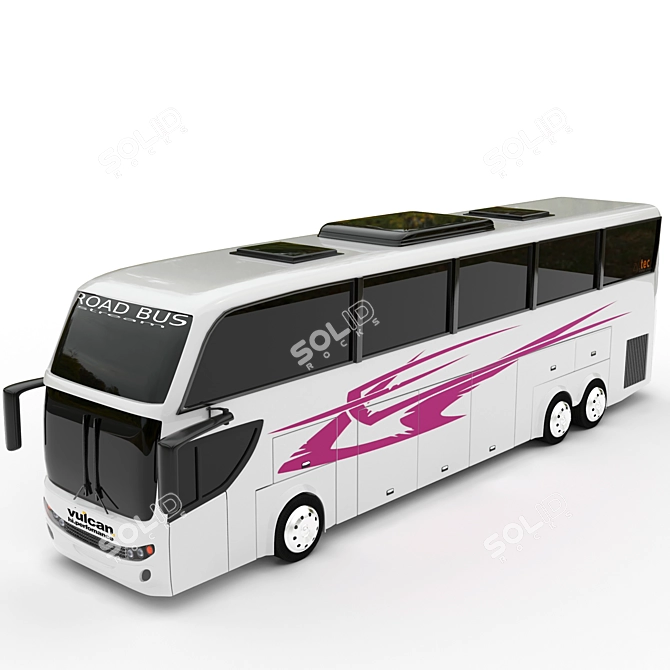 Poly Bus: Unwrapped, 3D Model 3D model image 2