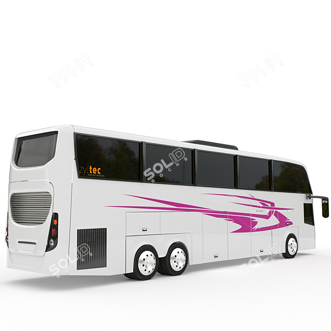 Poly Bus: Unwrapped, 3D Model 3D model image 4