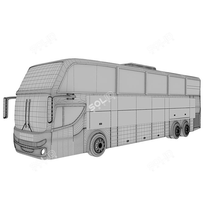 Poly Bus: Unwrapped, 3D Model 3D model image 5