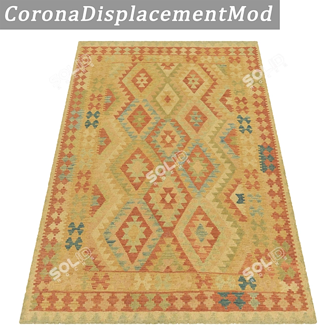 Title: 1952 Vintage Carpet Set 3D model image 4