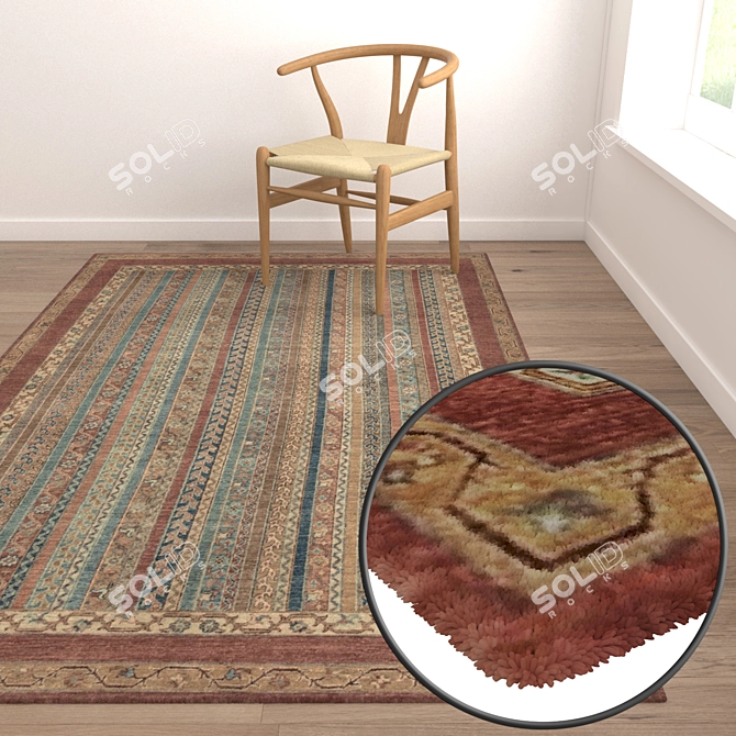 Title: 1954 Carpets - Premium Textures Set 3D model image 5