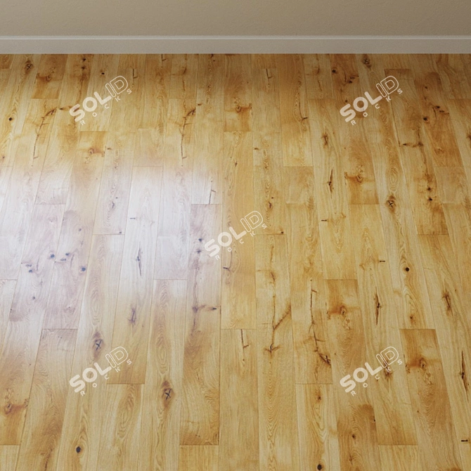 Intense Oak Parquet: Barlinek Senses 3D model image 2