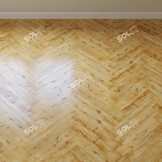 Intense Oak Parquet: Barlinek Senses 3D model image 3