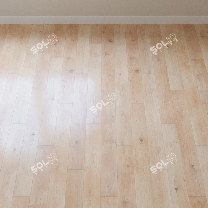 Gentle Oak Parquet: Barlinek Senses 3D model image 2