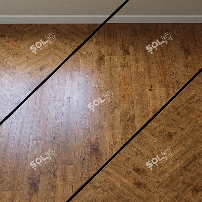 Barlinek Senses Still Oak Parquet 3D model image 1