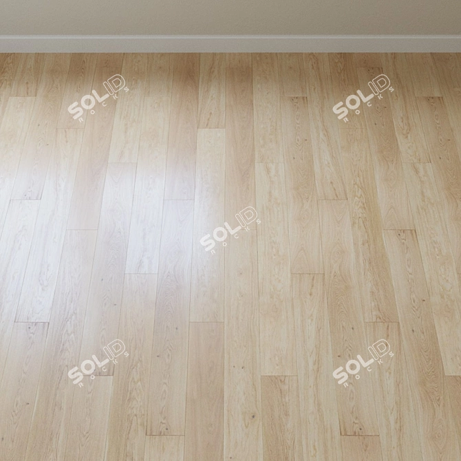 Oak Harmony Parquet Board 3D model image 2