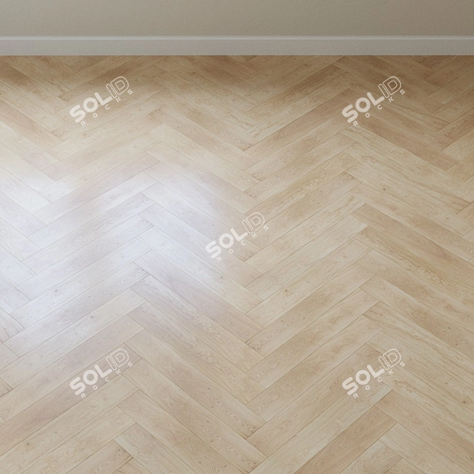 Oak Harmony Parquet Board 3D model image 4