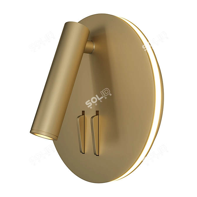 Maytoni Ios 176 Wall Lamp: Adjustable LED Lighting 3D model image 1