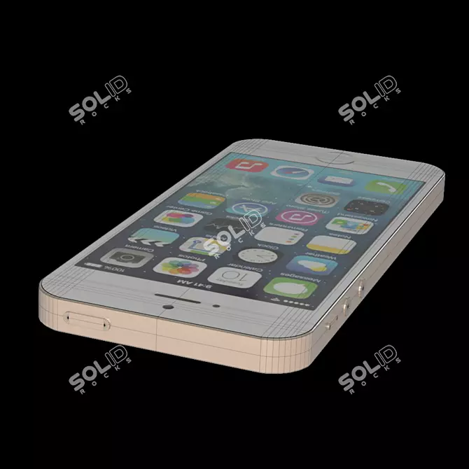 Polyphone iPhone 5s AR Game Model 3D model image 8