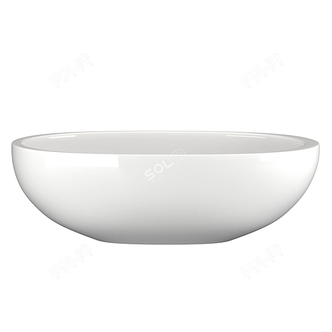 Shui Comfort Ceramic Bath 3D model image 2