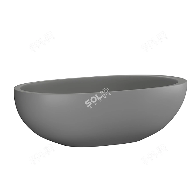 Shui Comfort Ceramic Bath 3D model image 3