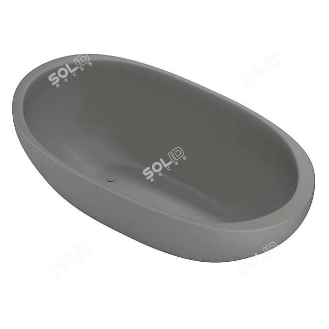 Shui Comfort Ceramic Bath 3D model image 4