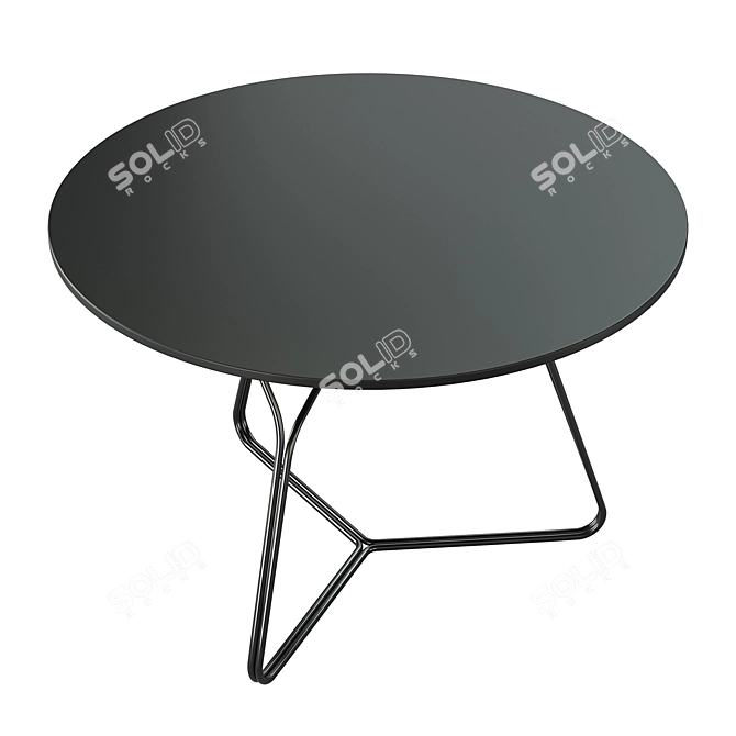 Elegant Serac Dining Table by Oasiq 3D model image 2