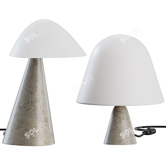 Modern Table Lamps Set by Fredericia 3D model image 1