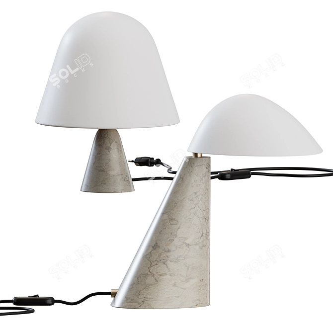 Modern Table Lamps Set by Fredericia 3D model image 5