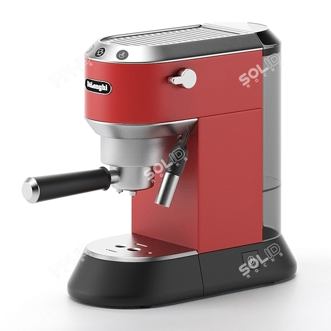  Barista Bliss: Stainless Espresso Machine 3D model image 1