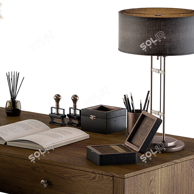 SleekWorkspace: Home Office 14 3D model image 2