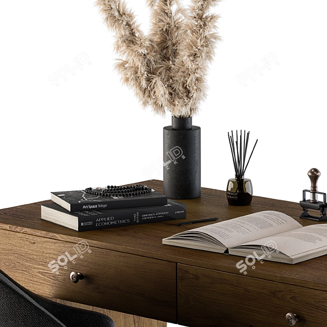 SleekWorkspace: Home Office 14 3D model image 3