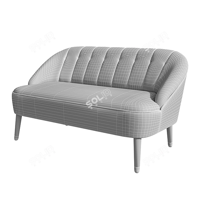 Modular Margot Sofa: Customizable & Stylish 3D model image 5