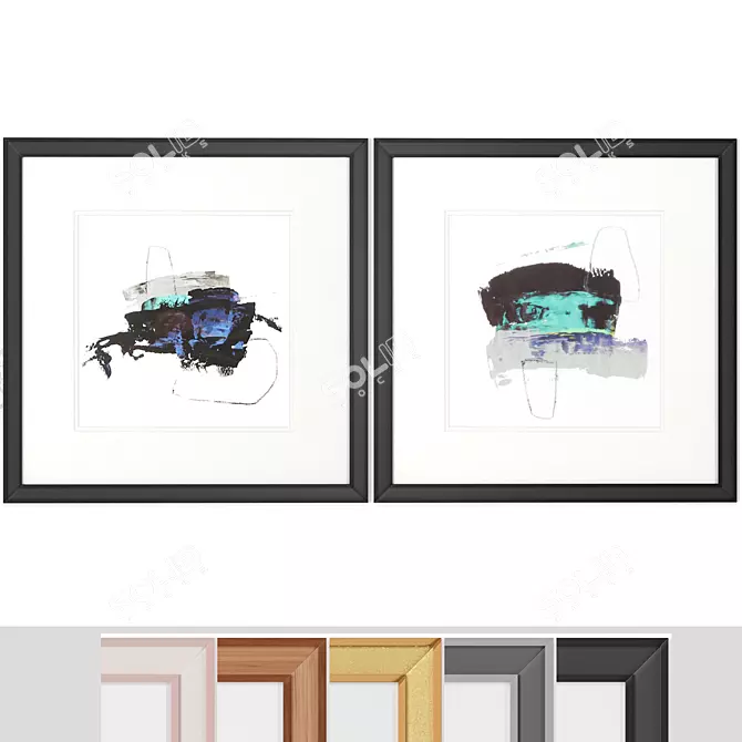 Synergy Art Frames - Modern Minimal Decor 3D model image 1