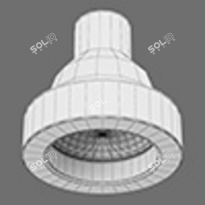 Lei Micro Lightstar: Versatile Recessed Spotlight 3D model image 3