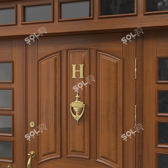 Classic 3D Max Door - 2000mm H-2600mm 3D model image 9