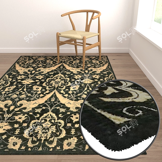 Premium Carpet Set: High-Quality Textures for Stunning Renders 3D model image 5