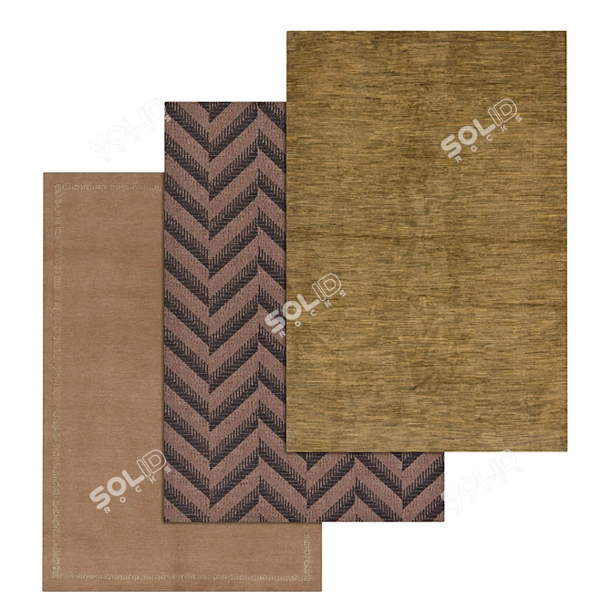 1963 Carpets Set - High Quality Textures & Multiple Variants 3D model image 1