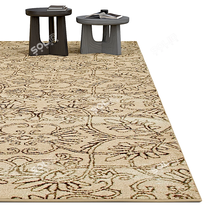 Archived Elegance | Luxurious Carpet 3D model image 2