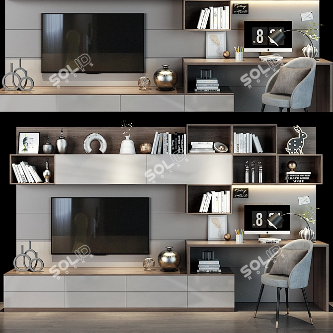 Versatile Furniture Composition 276 3D model image 1