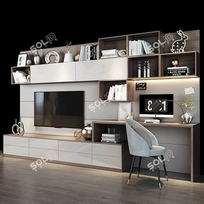 Versatile Furniture Composition 276 3D model image 3