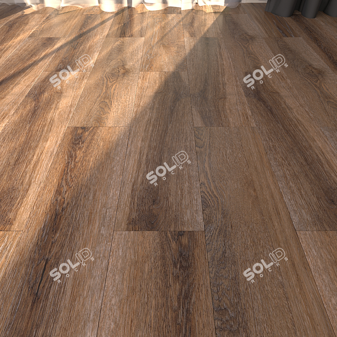 Yurtbay Sagano Mocha Parquet Floor 3D model image 1