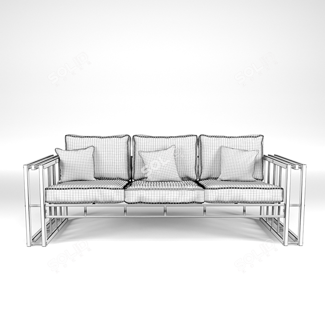 Santishop Loft Style Sofa 3D model image 8