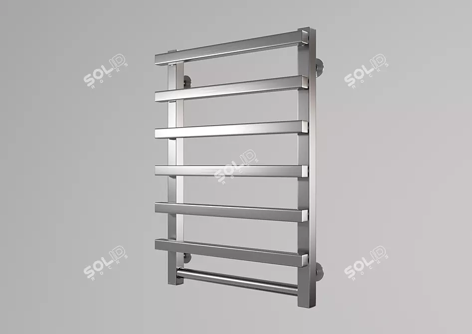 BOSFOR Mila Electric Heated Towel Rail 3D model image 1