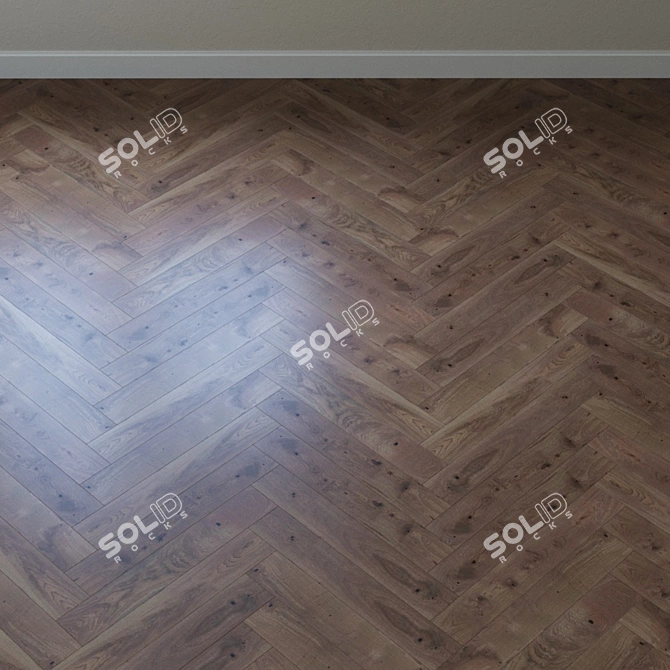 Olive Crostini Grande Oak Parquet 3D model image 3