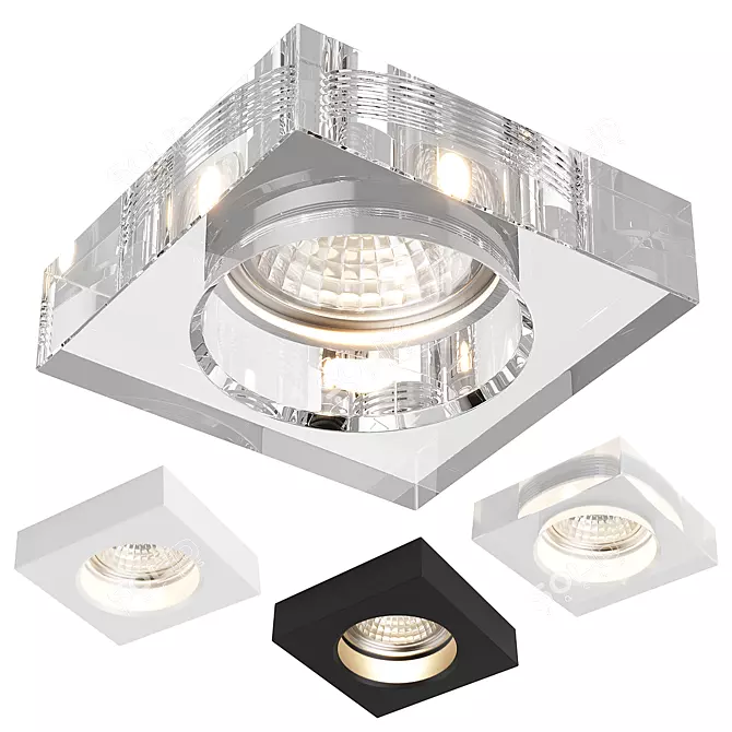 006 Lui Mini Lightstar: Versatile Recessed Spot Light 3D model image 1