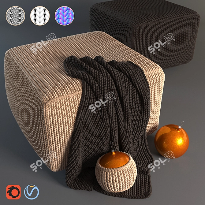 Title: Knitted Toy Jersey 3D model image 1