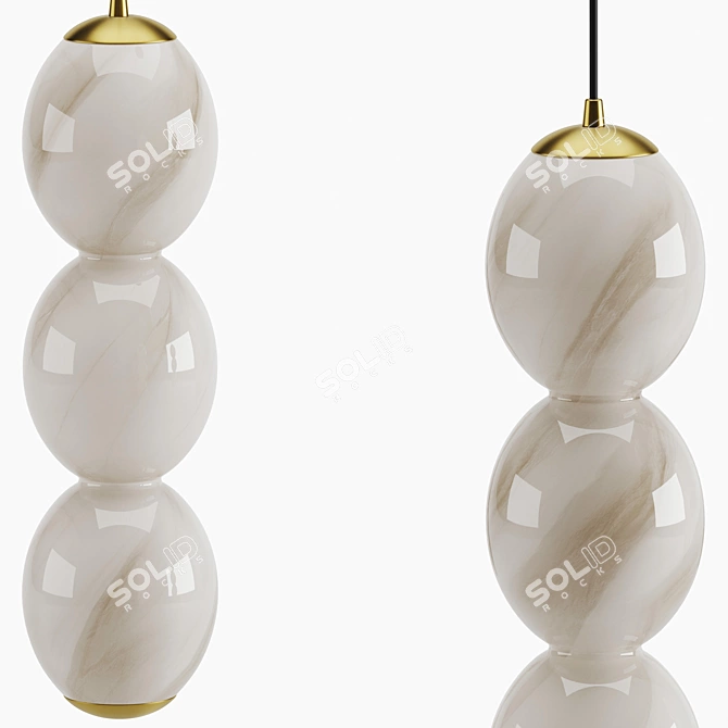 Modern Cattelan Italia Zanziball Ceiling Lamp 3D model image 3