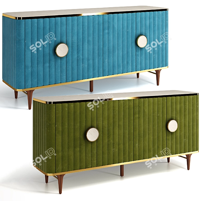 Modern Juneau Buffet with Sleek Design 3D model image 1