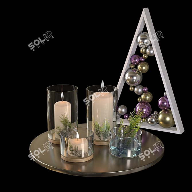 Elegant Decor Set: 3Ds Max, OBJ, FBX 3D model image 2