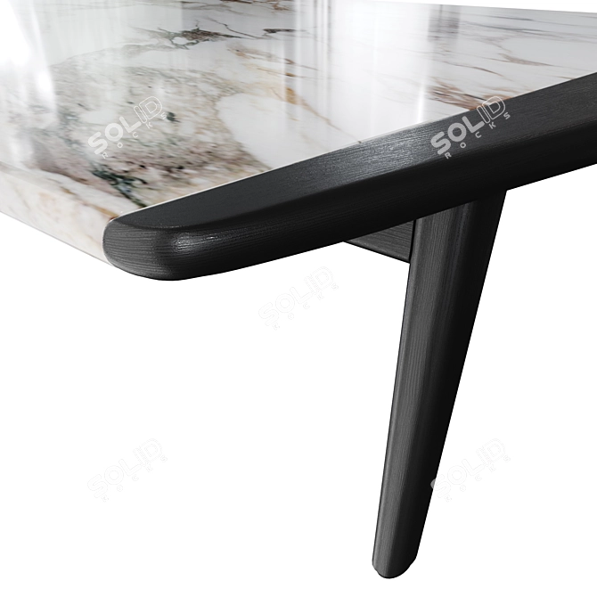 Minotti FYNN Marble Coffee Tables 3D model image 2